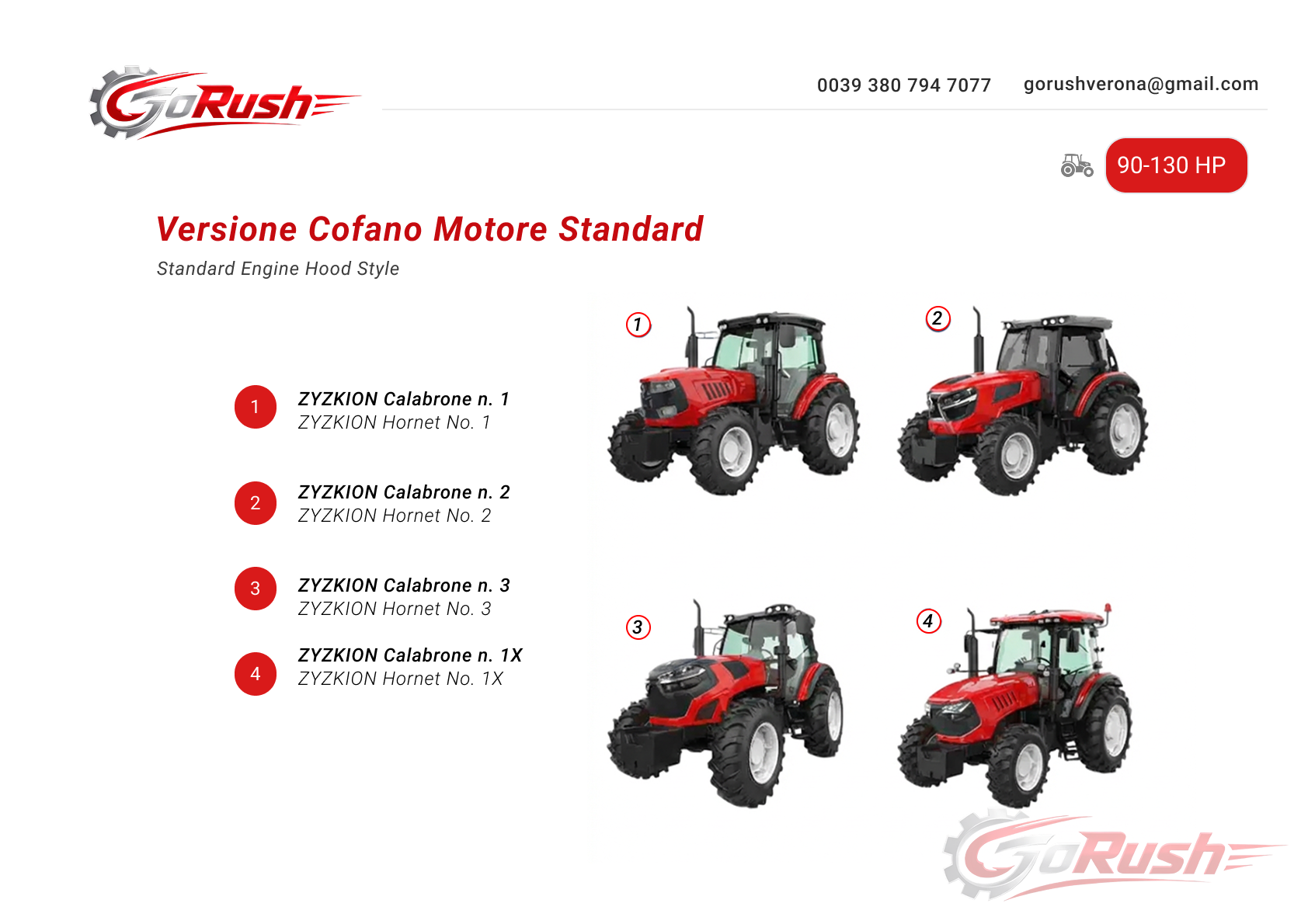 Trattore 90-130 HP 4